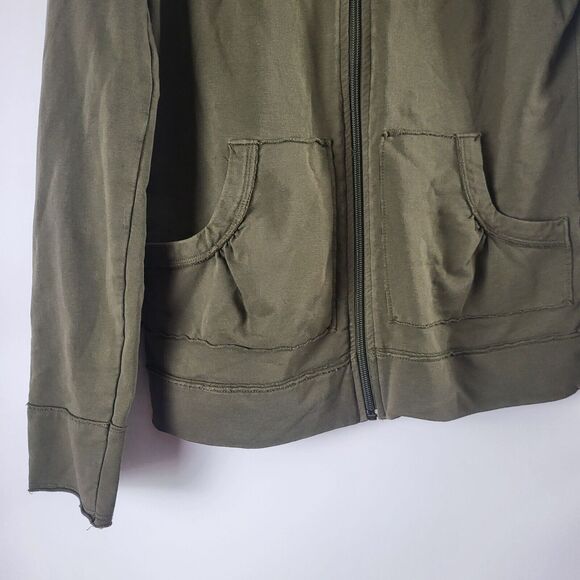 Lole Zip Up Sweatshirt S Womens Green Full Zip Long Sleeve Embroidered Pockets - Picture 4 of 9